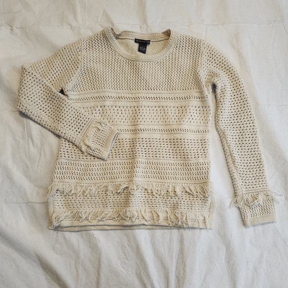 Chelsea & Theodore Cream Knit Sweater - Picture 3 of 6